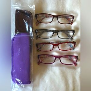 Set of 4 6.0 Reading glasses